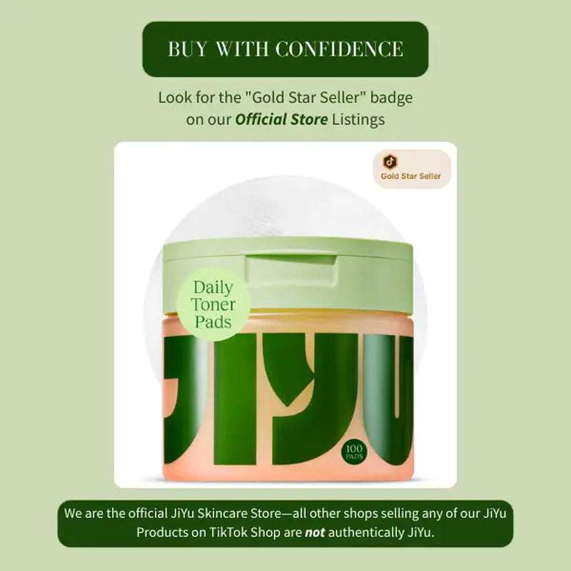 Jiyu Korean Skincare Anti-Aging, Dark Spot & Wrinkle Minimizing Toner Pads with Snail Mucin, Centella Asiatica, Niacinamide, Peptide Complex - 100 Ct.