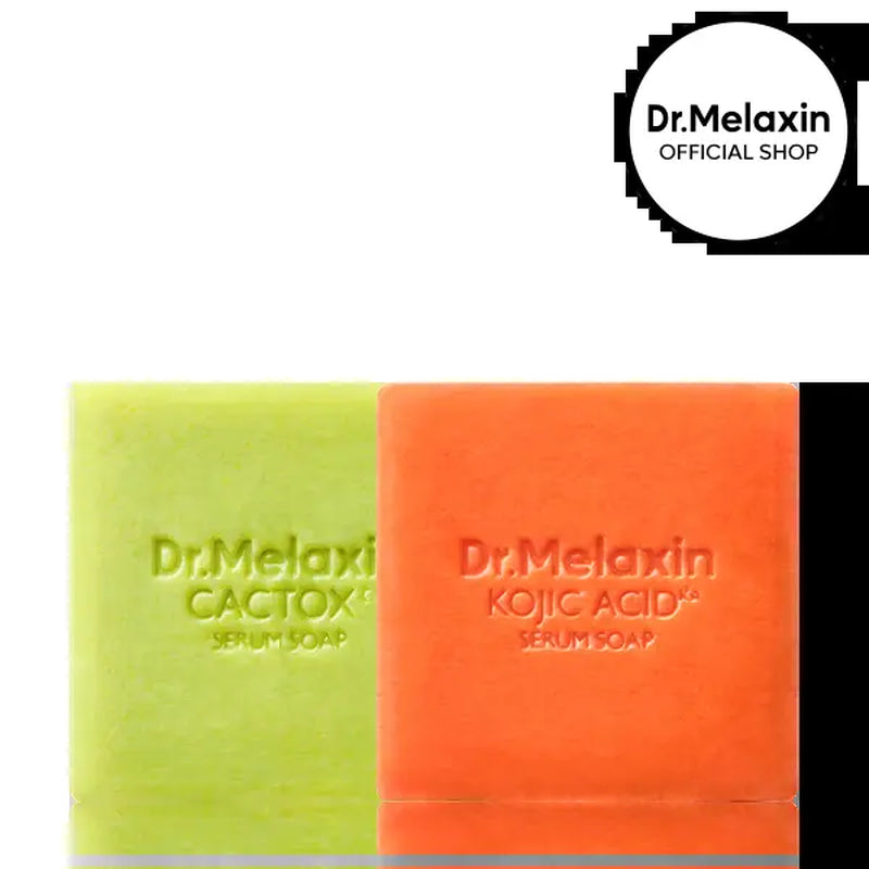 [Dr.Melaxin Official] Kojic Acid & Cactox Serum Soap Cleansing Duo with Tone Care & Hydration Boost