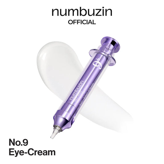 [Numbuzin Official] No.9 NAD+ Retinol Eye Cream | NAD+ Retinol Volumetox Eye Cream | Firming, Wrinkles, Fine Lines, Dark Circles, Puffy Eye Bags | Retinol, Peptides, Niacinamide | Undereye Treatment Serum | 0.33 Fl. Oz.