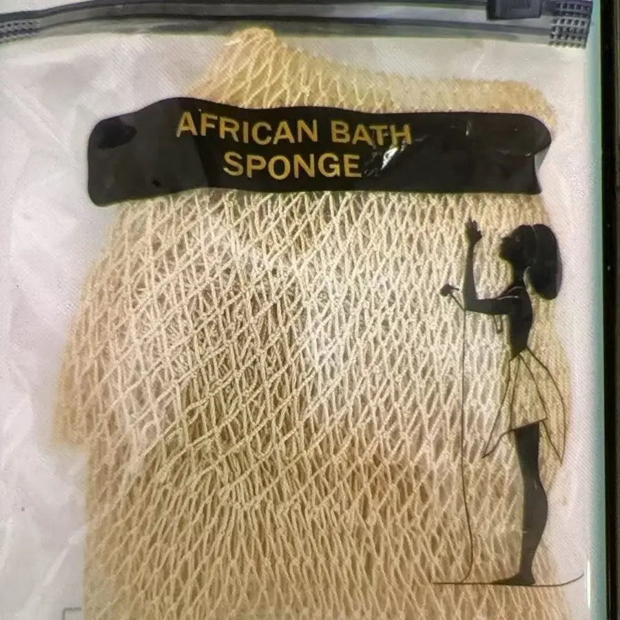Authentic African Net Sponge - Premium Exfoliating Body Scrubber, Long & Durable Mesh Washcloth for Shower