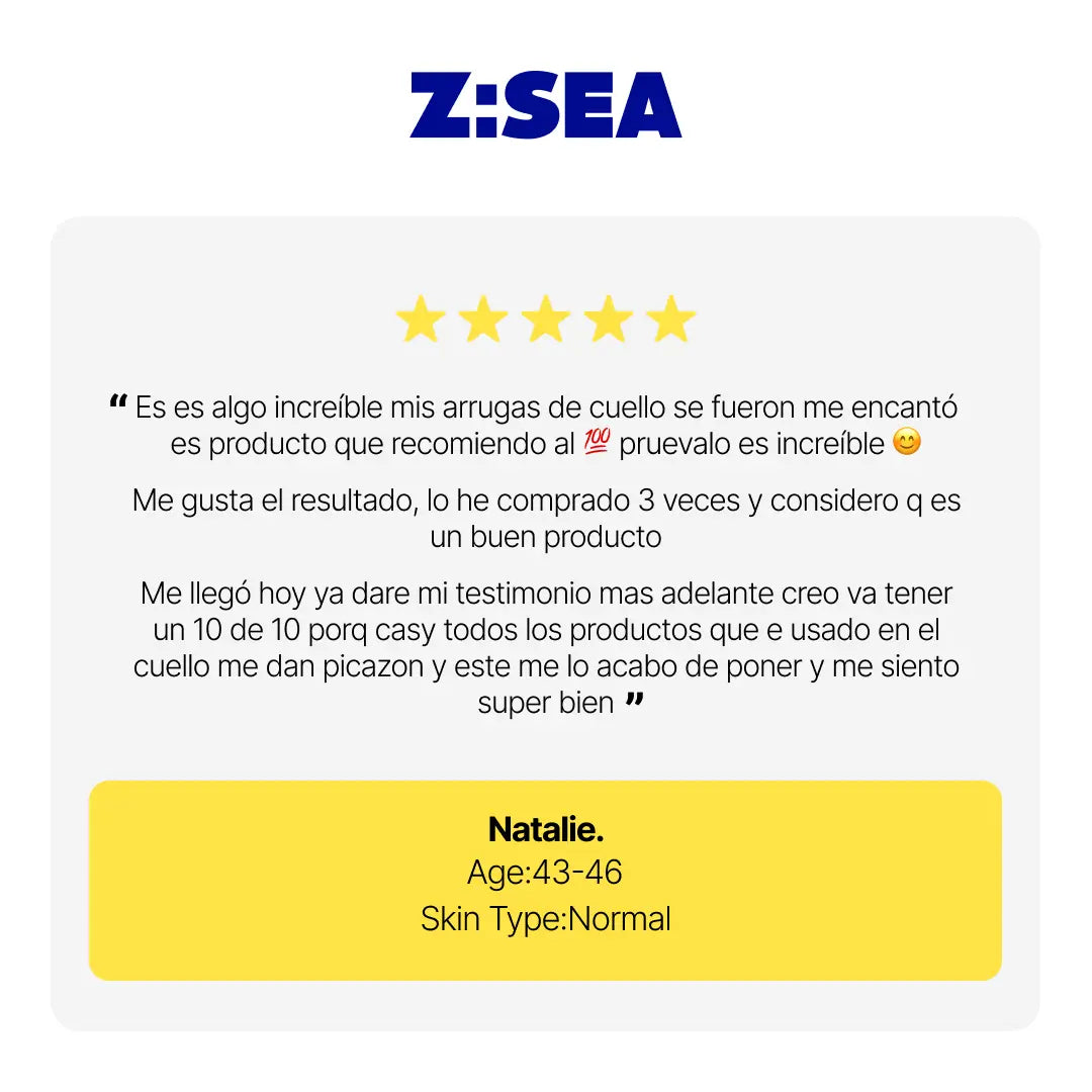 Z:SEA Neck Firming Cream with Roller, Tighten and Lift Neck Cream for Crepey Skin, Skin Moisturizer, Deep Moisturizing, Cruelty Free Neck Care Body Care Tightening