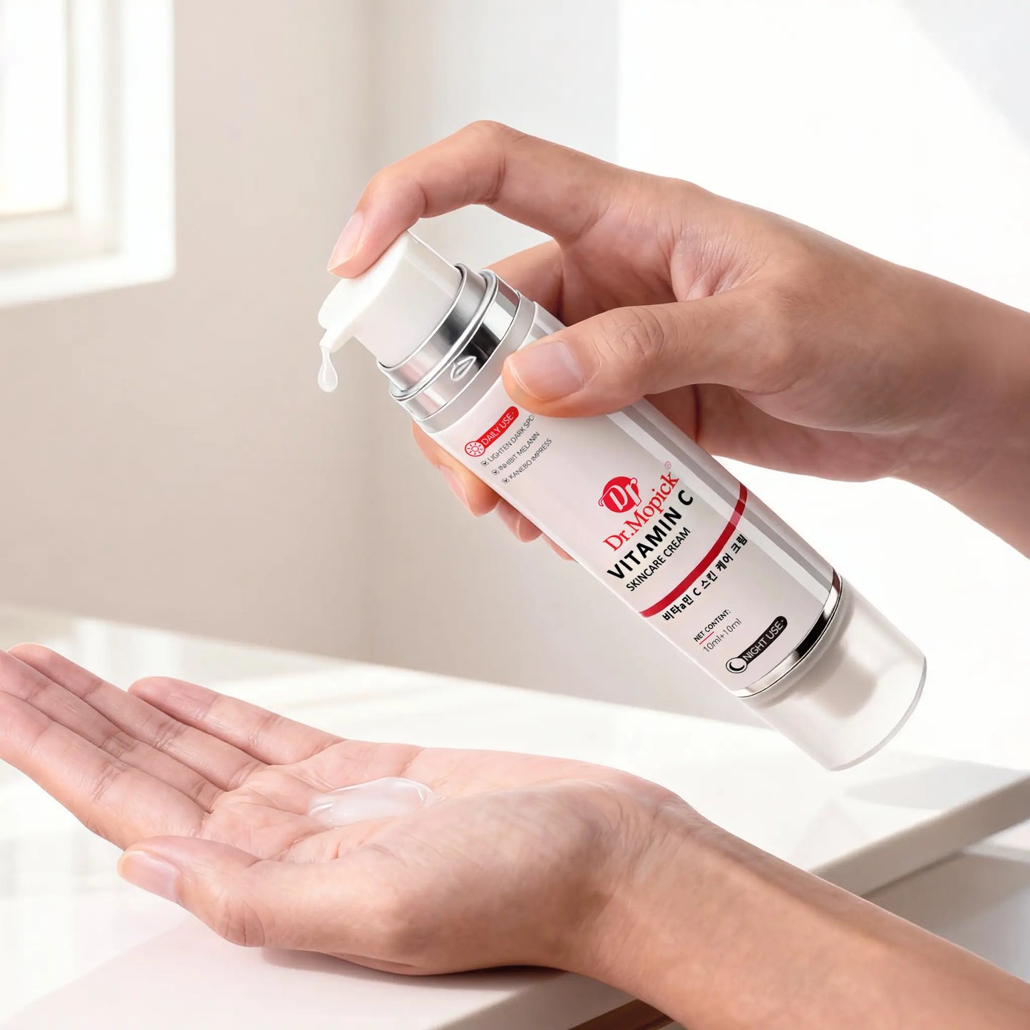 Dr.Mopick Low Canvas Daily Hydra-Gel Cream - 24H Moisture, Oil-Free, for All Skin Types