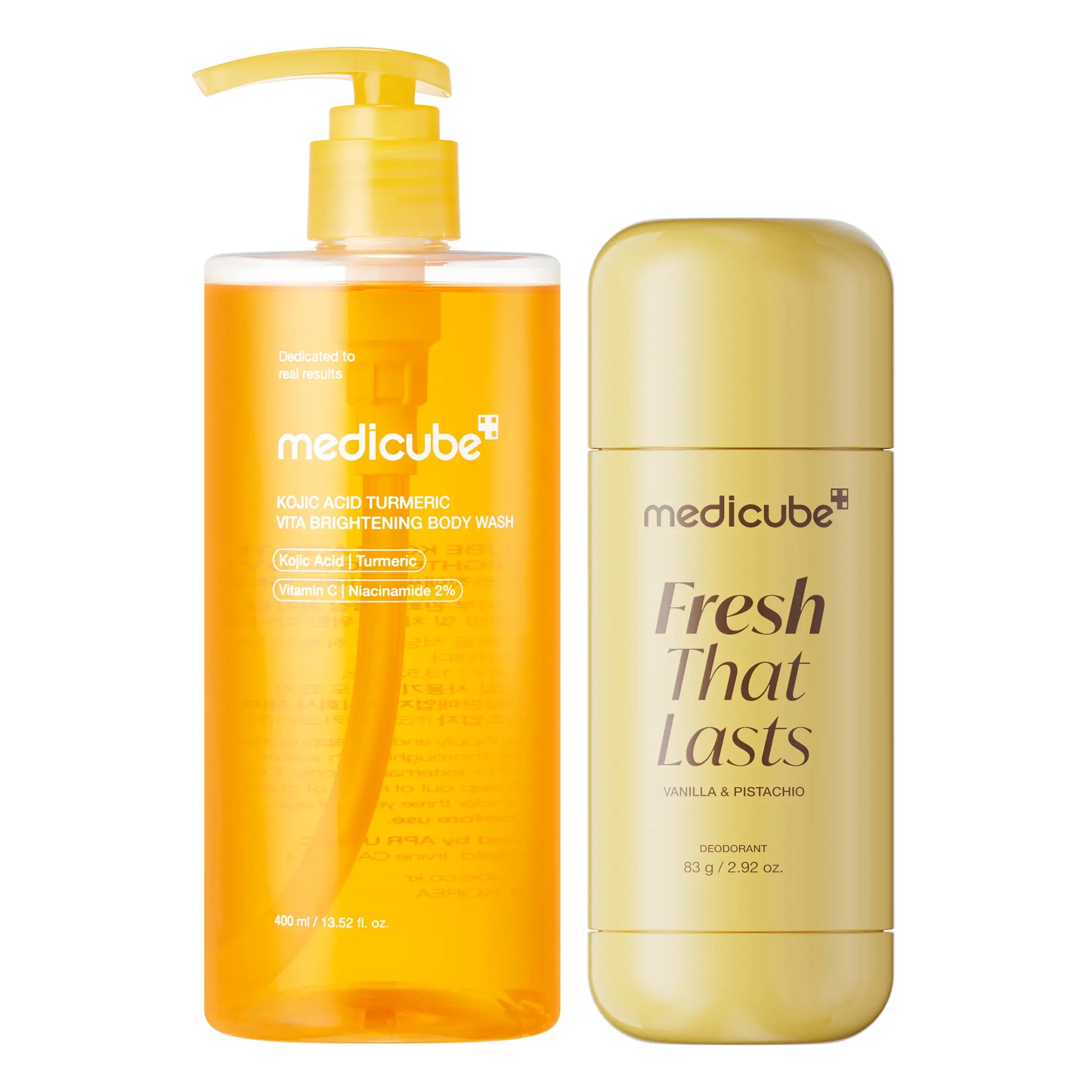 [NEW] [Medicube] Summer Essentials Duo for Summer Sun Care | Brightening, Smoothing, Hydrating Face & Body Care | Deodorant Vanilla & Pistachio, No Cast Just Glow Collagen Sunscreen, Kojic Acid Jelly Mist Serum, Kojic Acid Body Wash | Korean Skincare
