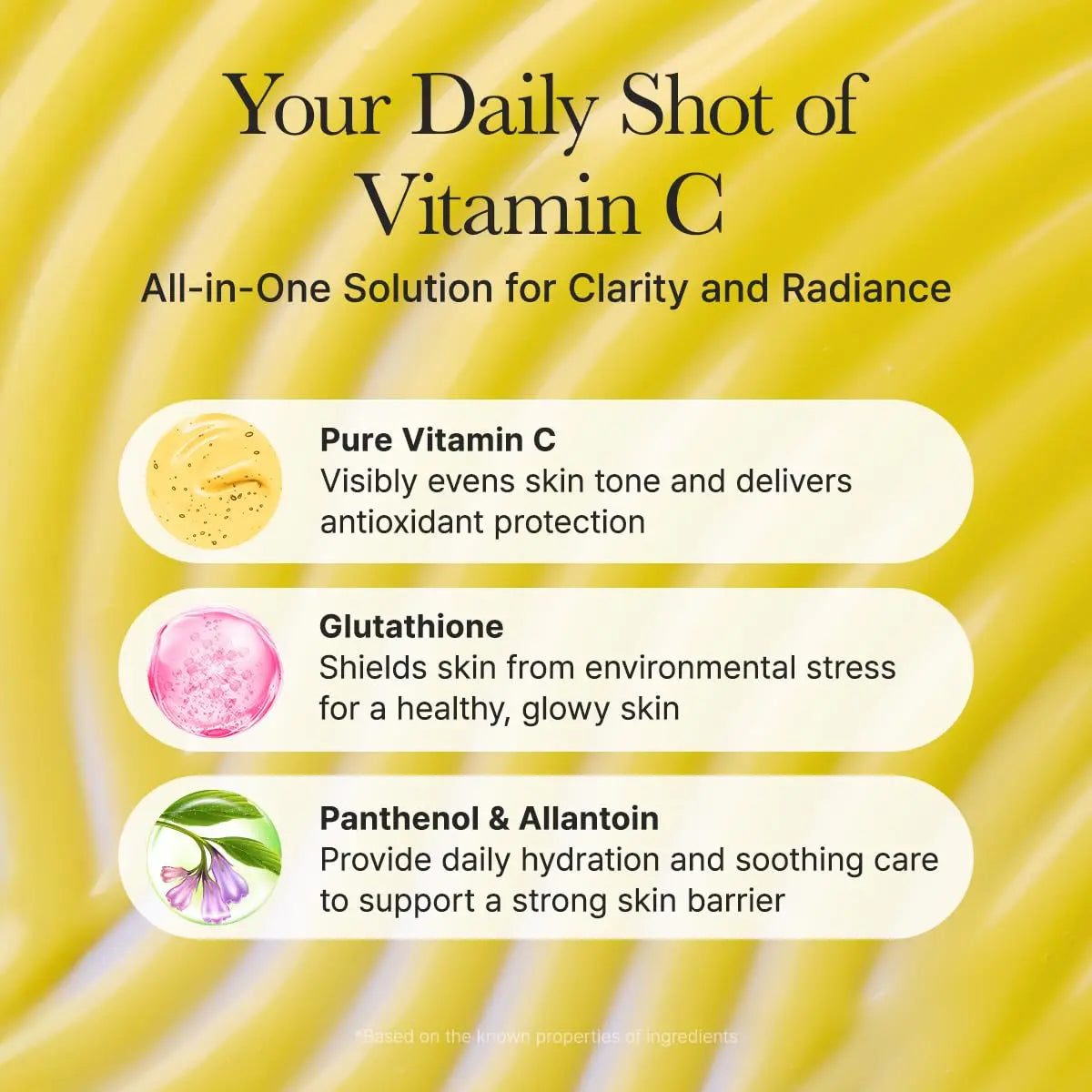 Arencia Unscented Vitamin C Booster Shot Glow Serum - with Glutathione, Niacinamide & Vitamin E, 30Ml/1.01 Fl.Oz Korean Skincare for Fade Dark Spots, Skin Repair, Brighten Skin Tones - Face Care Products, Beauty Products