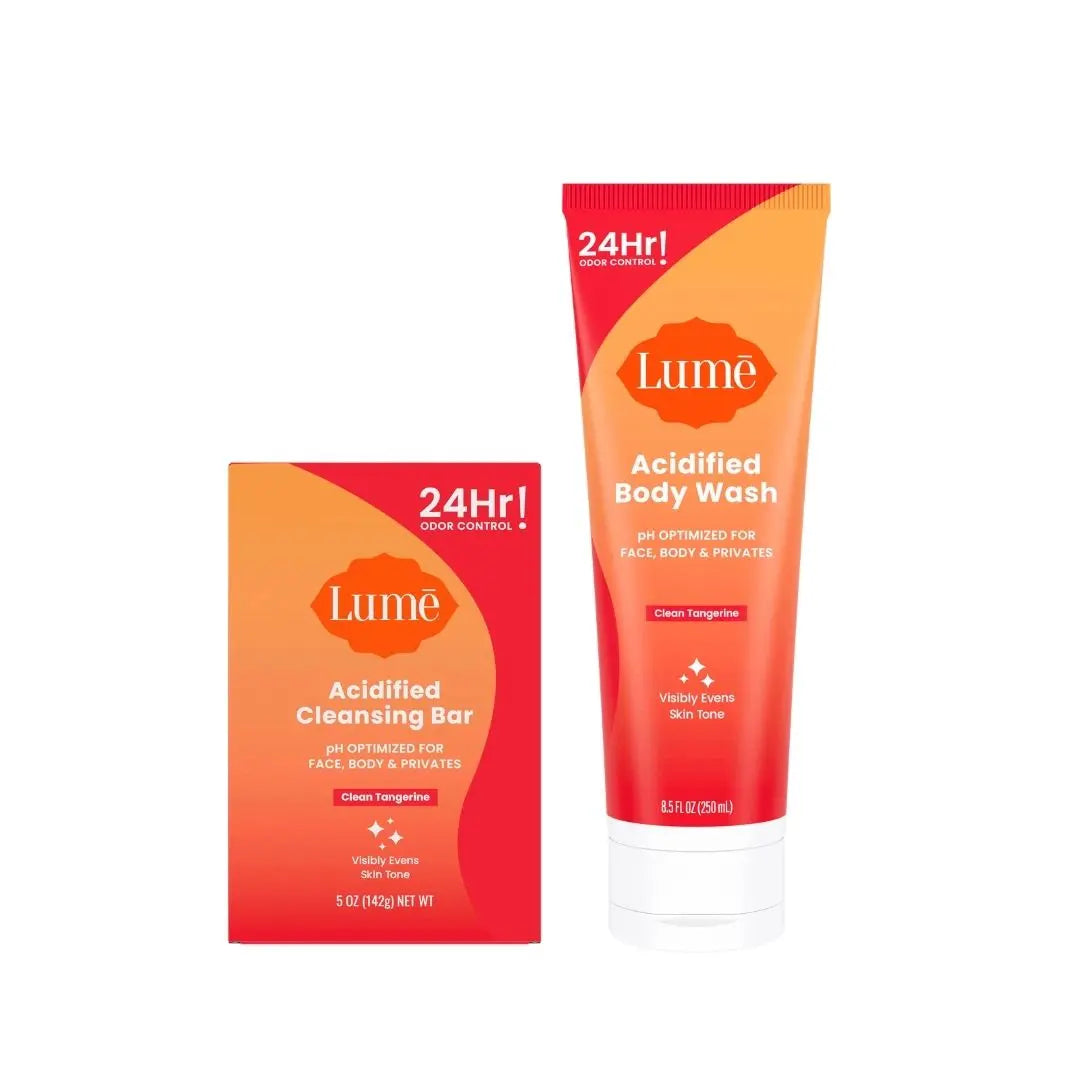 Ph Optimized Body & Intimate Wash Bundles: Acidified Body Wash or Cleansing Bar Soap - Shampoo, Face, Body, and Shave Bar or Hydrating AHA Body Wash Gel. Powered by Mandelic Acid