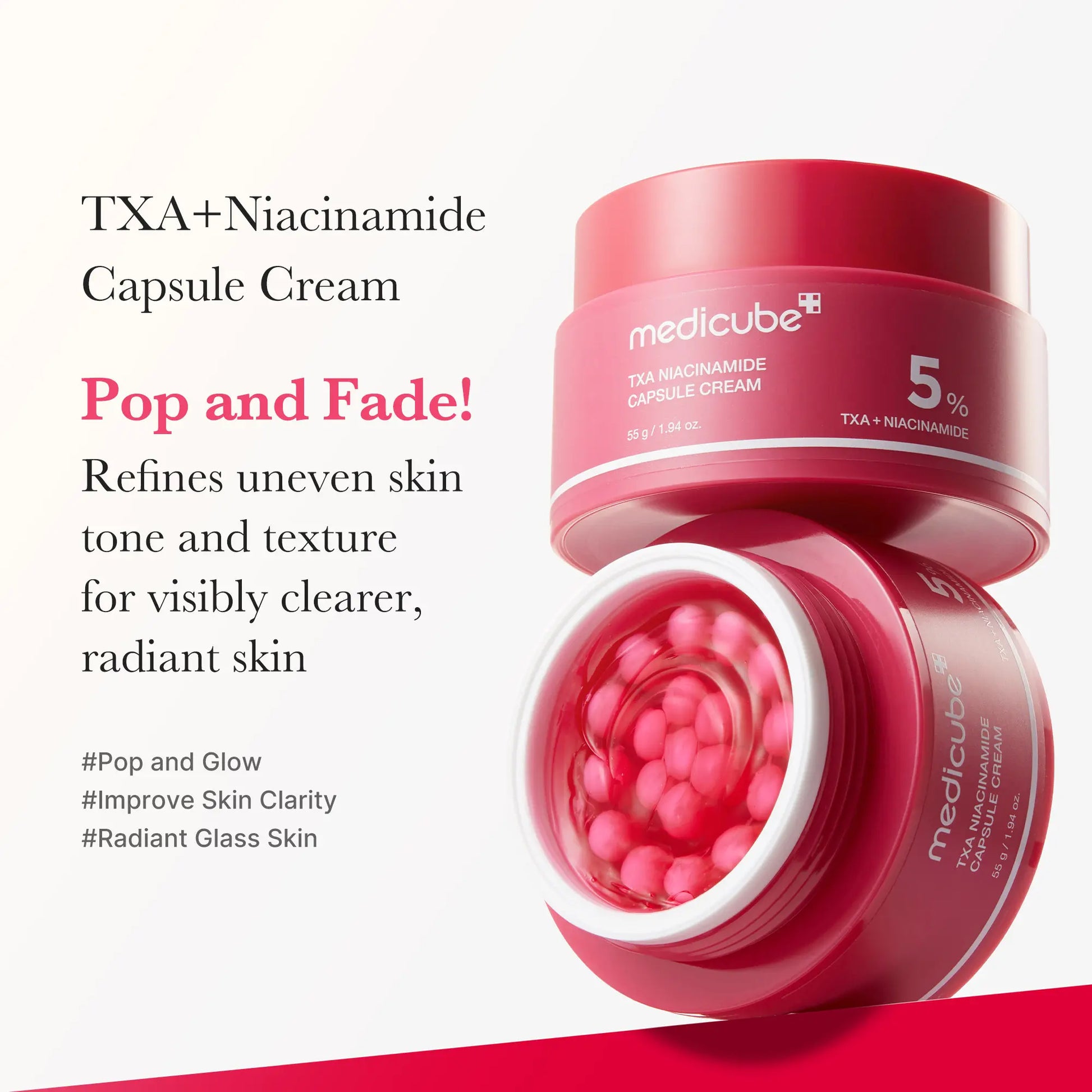 [Medicube] TXA + Niacinamide Glow Duo | Tranexamic Acid, Niacinamide, Uneven Skin Tone, Korean Skincare, Glowy Skin