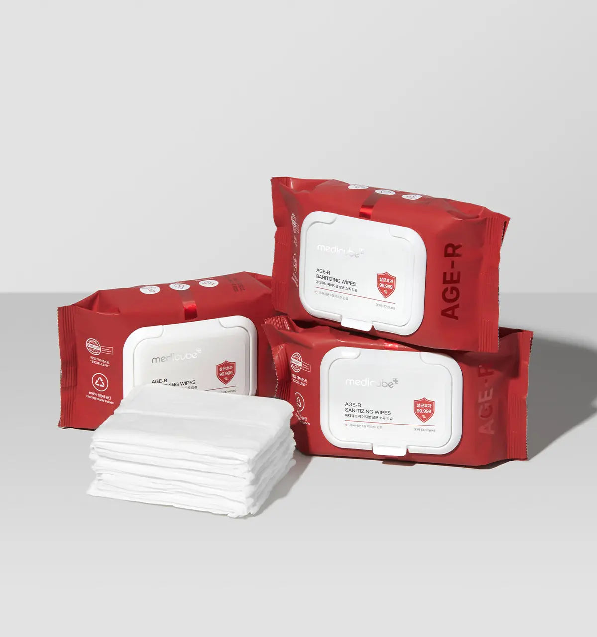 [Medicube] AGE-R Device Cleansing Wipes L Gentle