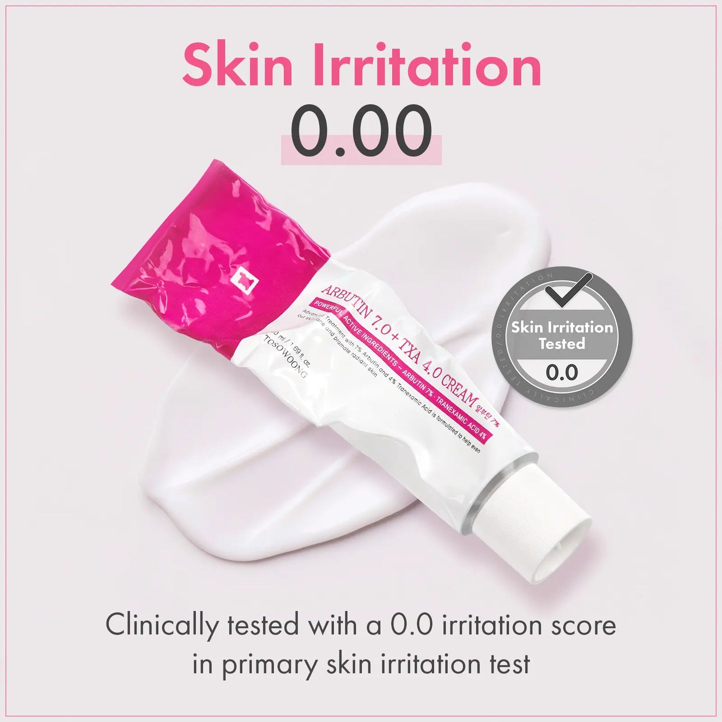 [TOSOWOONG Official] Arbutin 7% + Tranexamic Acid 4% Cream, 70,000Ppm Arbutin, 40,000Ppm TXA, Niacinamide, Glutathione, Dark Spots, Freckle, Blemishes, Pigmentation, Korean Skin Care, 50Ml, 1.69 Fl.Oz.