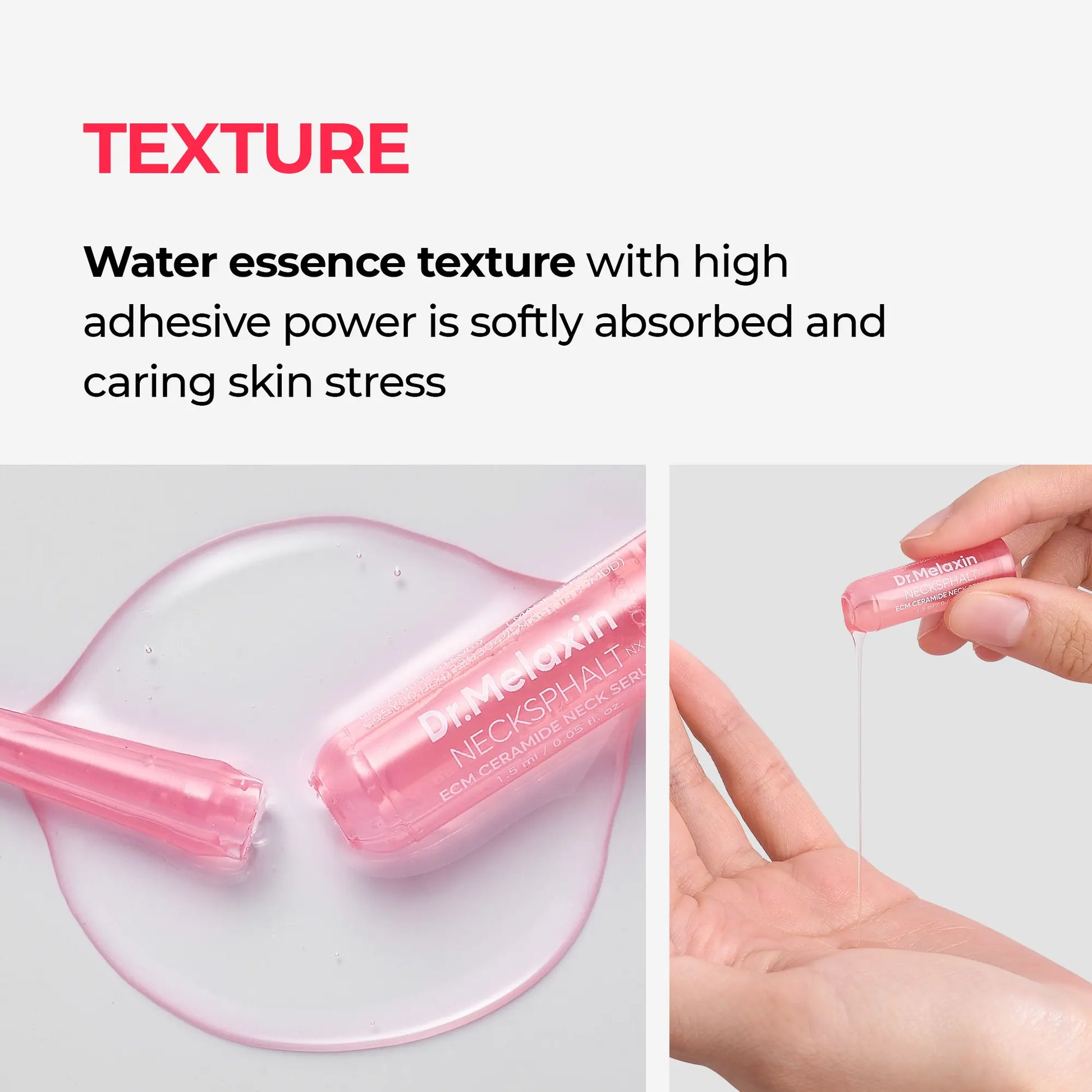 [Dr.Melaxin Official] Necksphalt Neck ECM Barrier Serum | Anti-Aging Serum Skin Thickness, Neck Wrinkle, Lifting, Elasticity | Korean Skin Care Cosmetics | 1.5Ml*10Ea