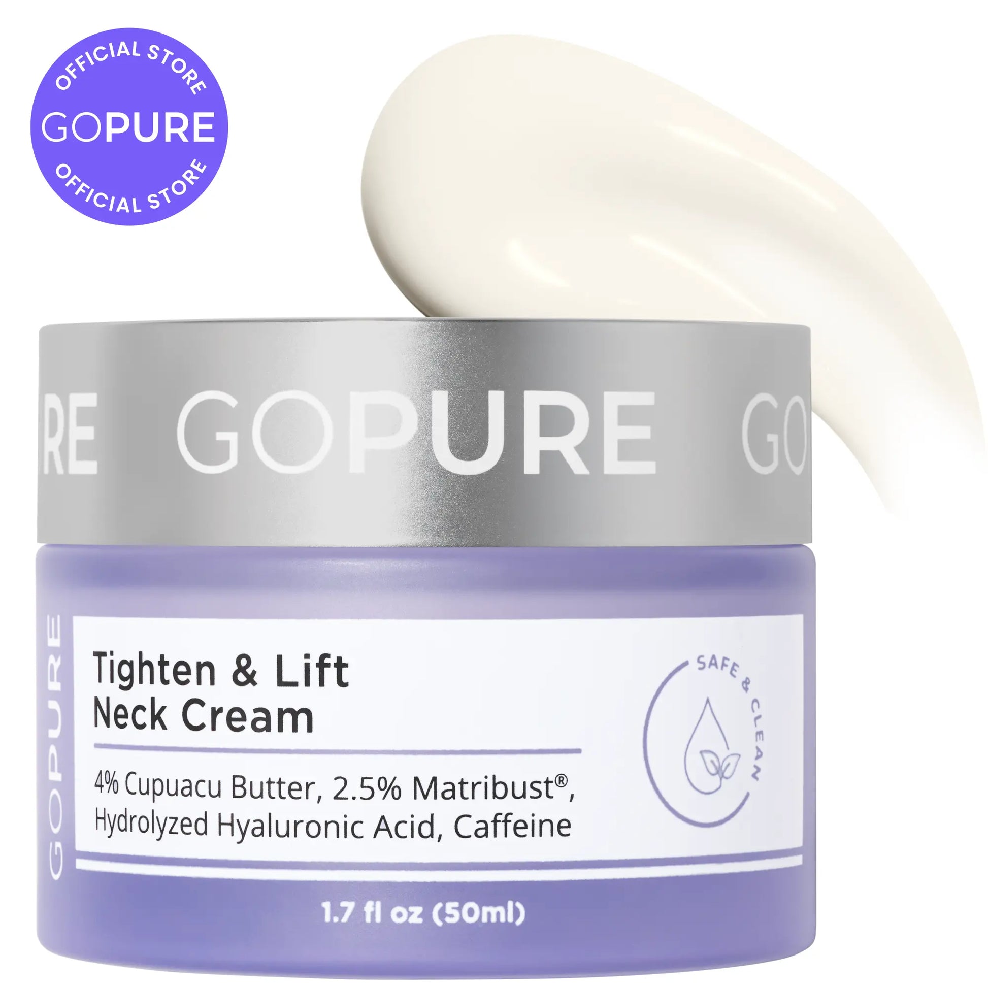 GOPURE Neck Cream Tighten & Lift Firming Cream for Crepey Skin