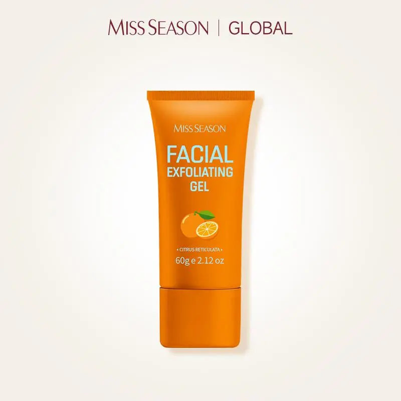 MISS SEASON Facial Exfoliating Gel 60G+60G Purify Pores, Leaving Skin Soft and Smooth.#Summervibes
