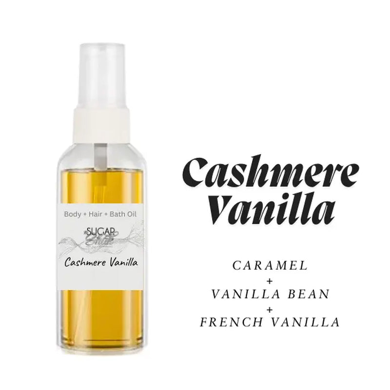 1.5 Oz Sampler Body Oil W/Sprayer Vegan Friendly Handcrafted ~ Best Sellers