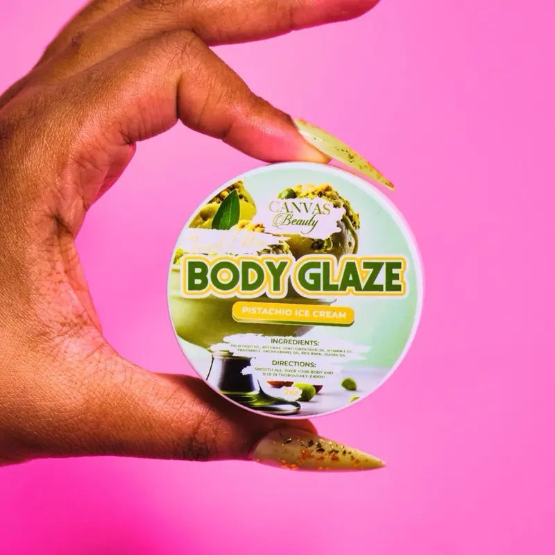 VIRAL Beauty Travel Size Body Glaze 2Oz Daily Moisturizer Skin Repair Anti-Aging Formula with Palm Fruit Oil & Argan Kernel Oil