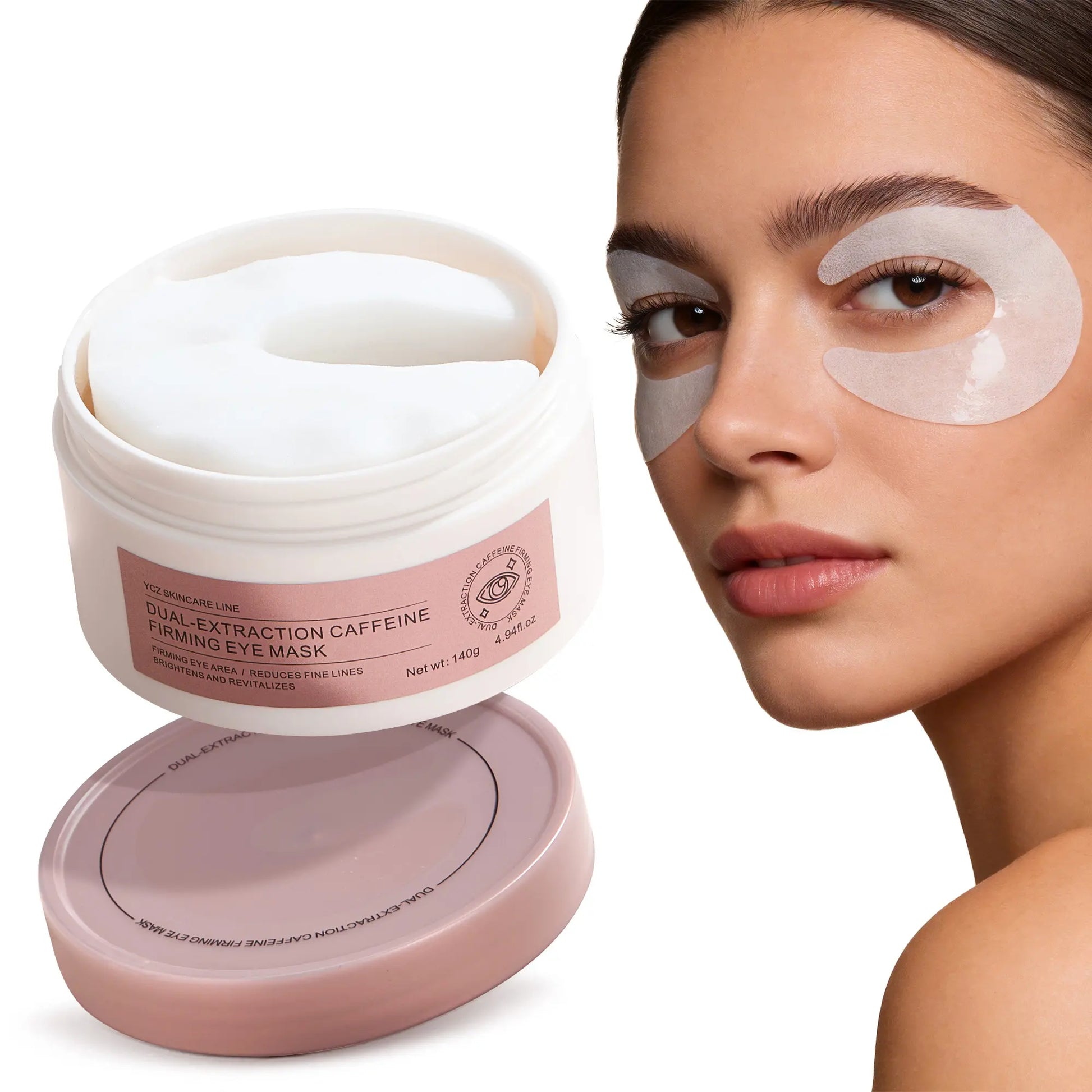 YCZ Caffeine Collagen Firming Eye Mask 60 Pieces | Target Puffiness, Dark Circles & Fine Lines for Smoother, Brighter Under-Eye Skin #Summervibes