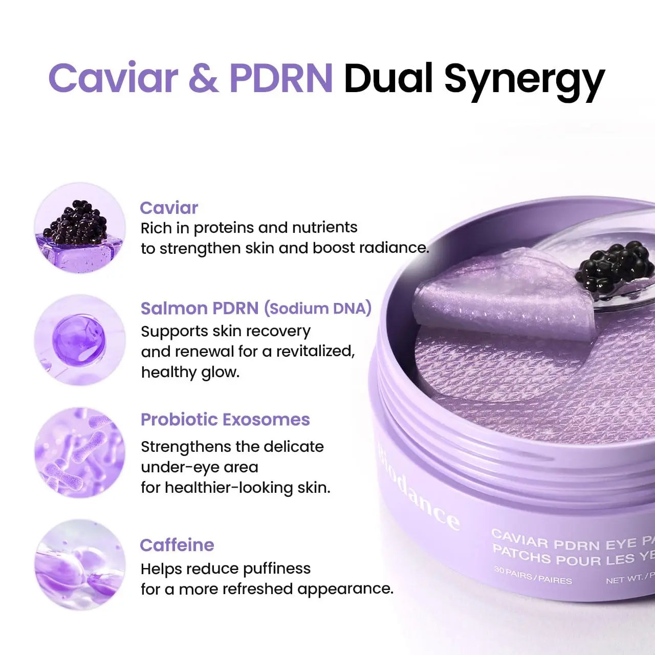 [Biodance Official] Collagen & PDRN Eye Patch for Wrinkle & Dark Circles | Collagen Peptide, Caviar PDRN, Korean Skincare Kit, under Eye Patches, Eye Patches Bundle, Puffy Eyes, Eyebag, Anti-Aging, Fine Line, Smile Line, Crow Feet, Dull Skin, Brightening