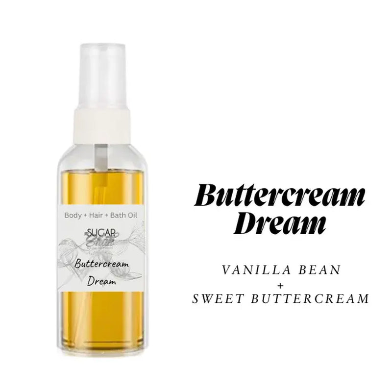 1.5 Oz Sampler Body Oil W/Sprayer Vegan Friendly Handcrafted ~ Best Sellers