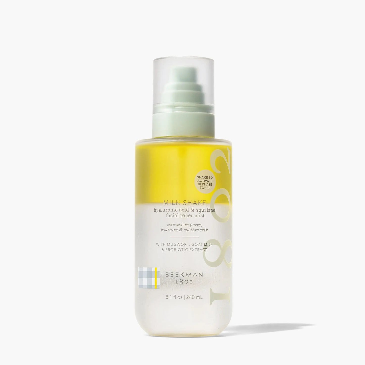 Milk Shake Hyaluronic Acid & Squalane Facial Toner Mist; Hydrates, Soothes Skin, Sensitive, Mugwort, Hydration, Minimizes Pores