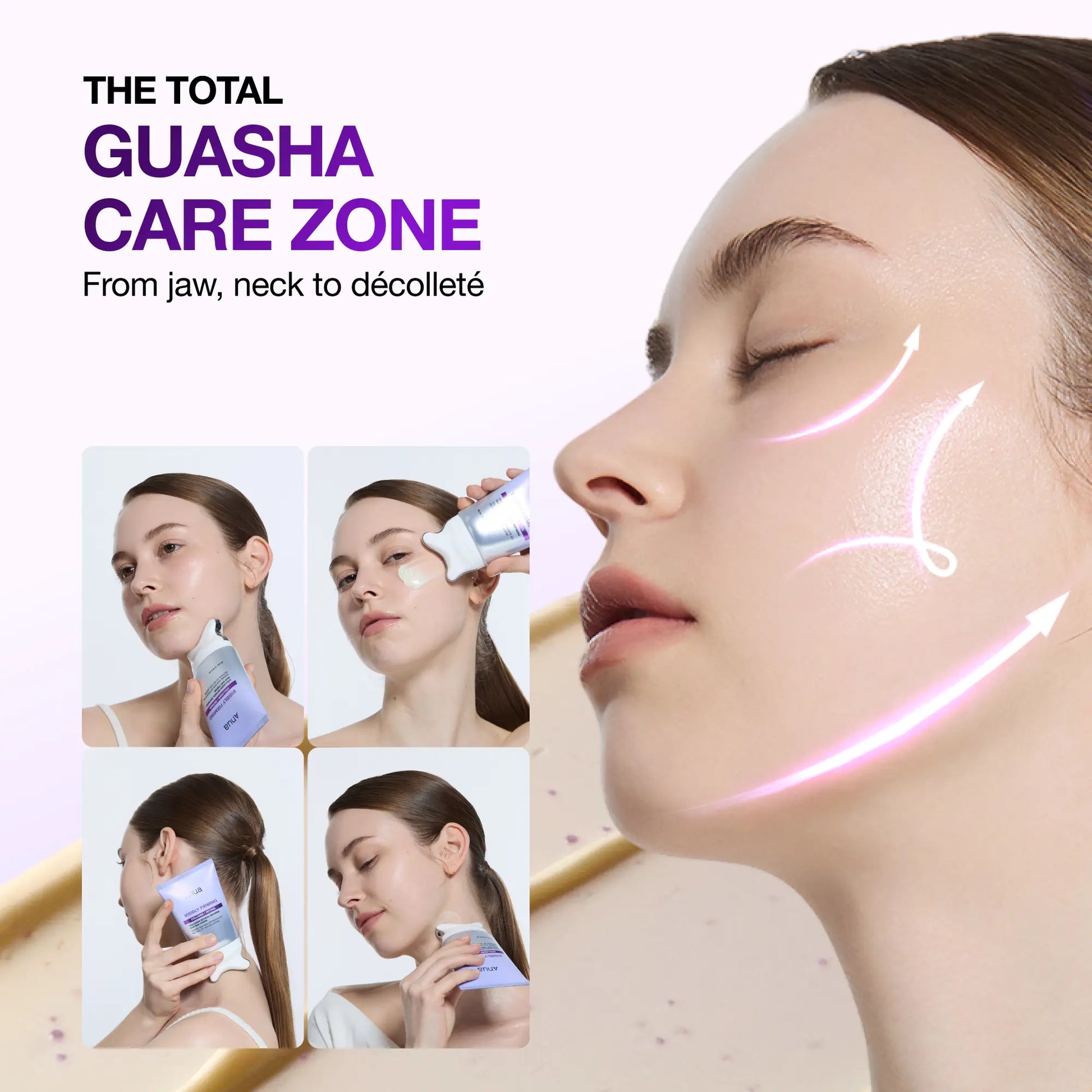 [Anua] 2-In-1 Collagen Retinol Refining Guasha Lifting Cream, 5-Minute Instant De-Puffing & Lifting Face Massager, Jawline Definer, Peptide & Retinol for Wrinkle Care,Plumping Elasticity for Sagging Skin, Premium At-Home Spa Ritual