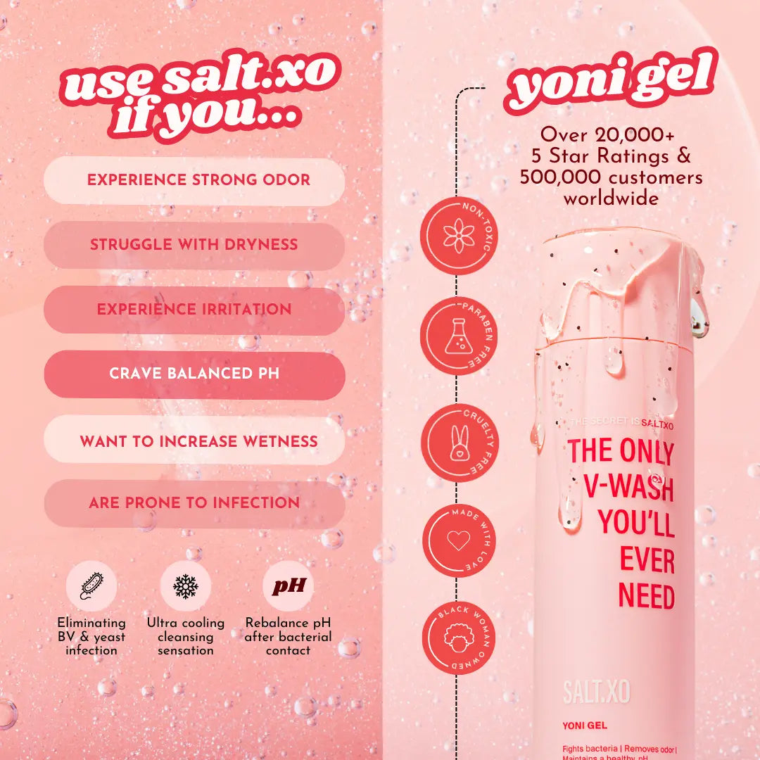 Salt.Xo Ph-Balancing Intimate Wash - Gentle and Soothing Cleanser for Women - Mint