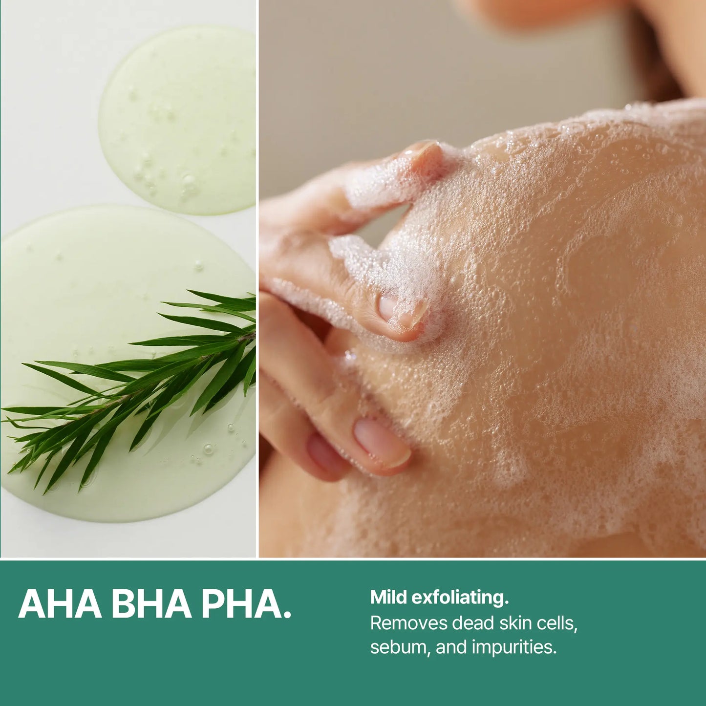 AHA BHA PHA 30 Days Miracle Acne Clear Body Cleanser 13.5Oz - Korean Skincare - Back Acne Treatment, Body Odor Control & Gentle Exfoliating Body Wash