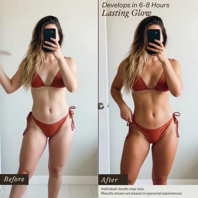 Beauty by Earth Self Tanner Body Mousse Travel Size - Best Gradual Self Tanner Clean Ingredients USA Made Cruelty Free Safe Tanning Foam Sunless Golden Streak Free Fake Tan Skincare Lightweight