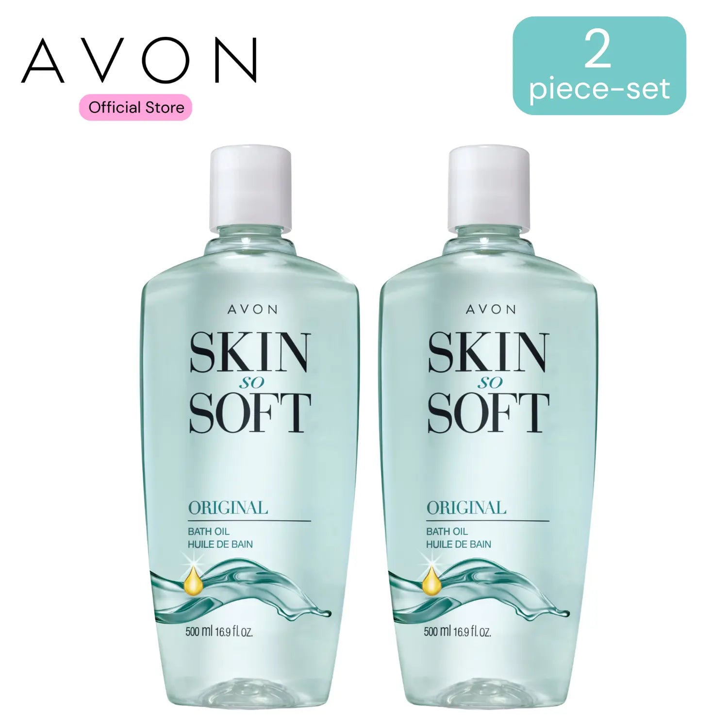 2-Pack Skin so Soft Original Bath Oil