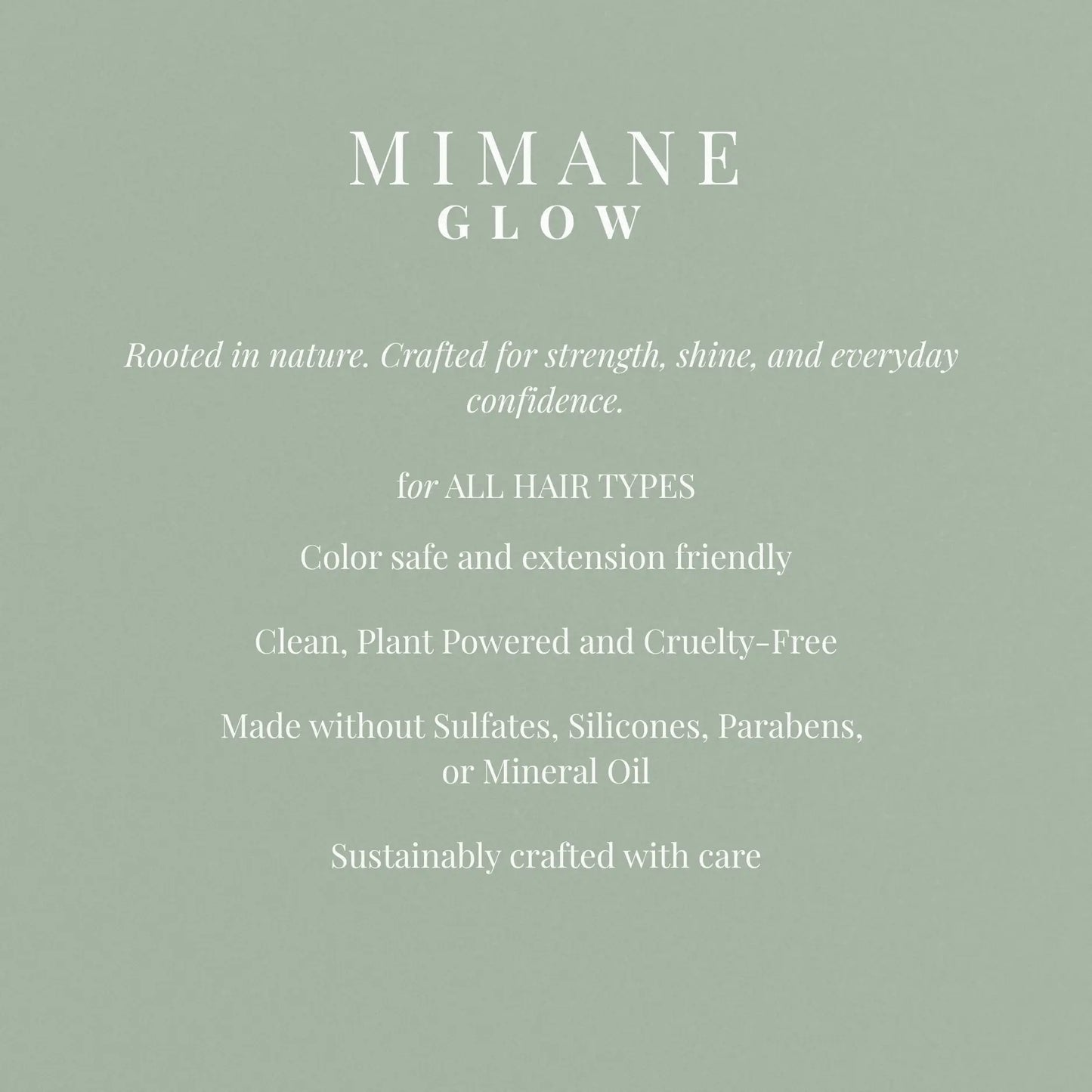 Mimane Glow – the Glow Kit | Nourish & Strengthen Shampoo + Conditioner & Growth Hair Oil Set | Strengthens, Hydrates & Boosts Shine | Sulfate-Free, Silicone-Free, Paraben-Free | Natural Aloe, Jojoba, Pumpkin & Rosemary