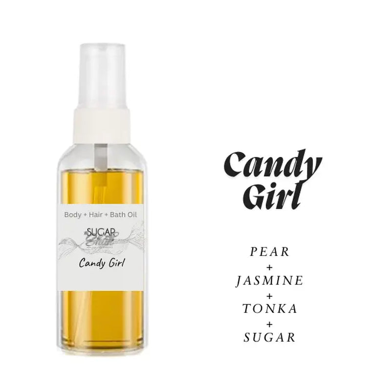 1.5 Oz Sampler Body Oil W/Sprayer Vegan Friendly Handcrafted ~ Best Sellers