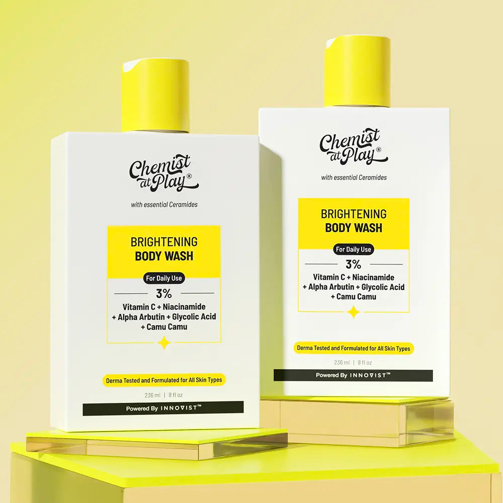 Chemist at Play Brightening Body Wash 236Ml with Camu Camu & Alpha Arbutin for Radiant Skin Repair & Even Tone Pack of 2