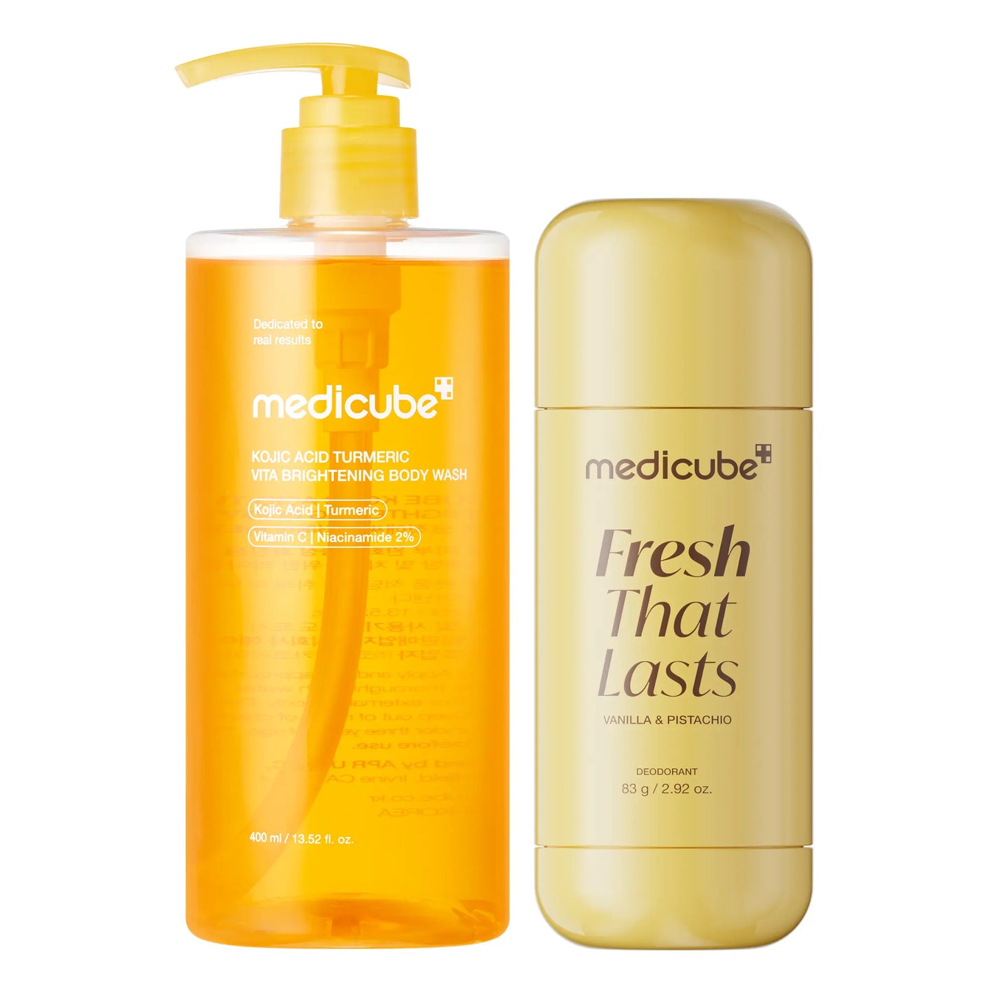 [NEW] [Medicube] Summer Essentials Duo for Summer Sun Care | Brightening, Smoothing, Hydrating Face & Body Care | Deodorant Vanilla & Pistachio, No Cast Just Glow Collagen Sunscreen, Kojic Acid Jelly Mist Serum, Kojic Acid Body Wash | Korean Skincare