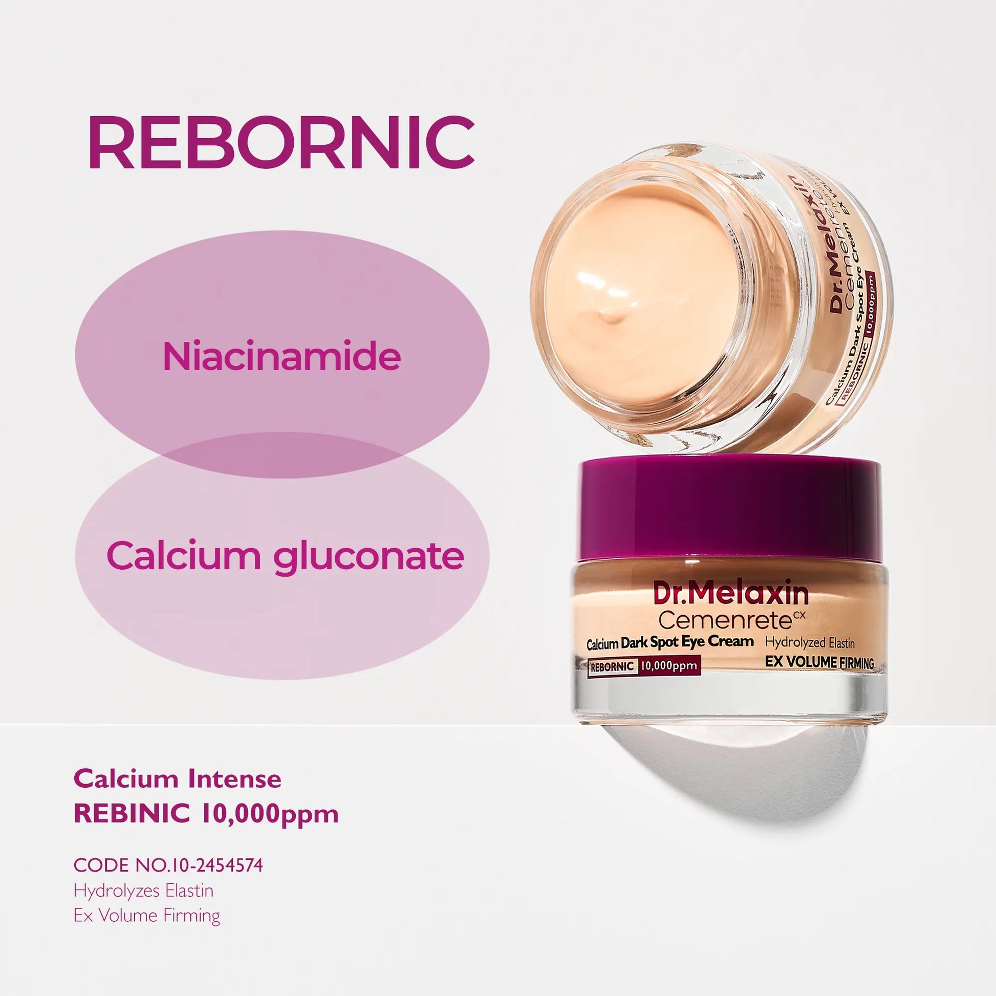[Dr.Melaxin Official] Calcium Dark Spot Eye Cream | Dark Circle, Anti-Aging, Sagging, Elasticity | Korean Cosmetics