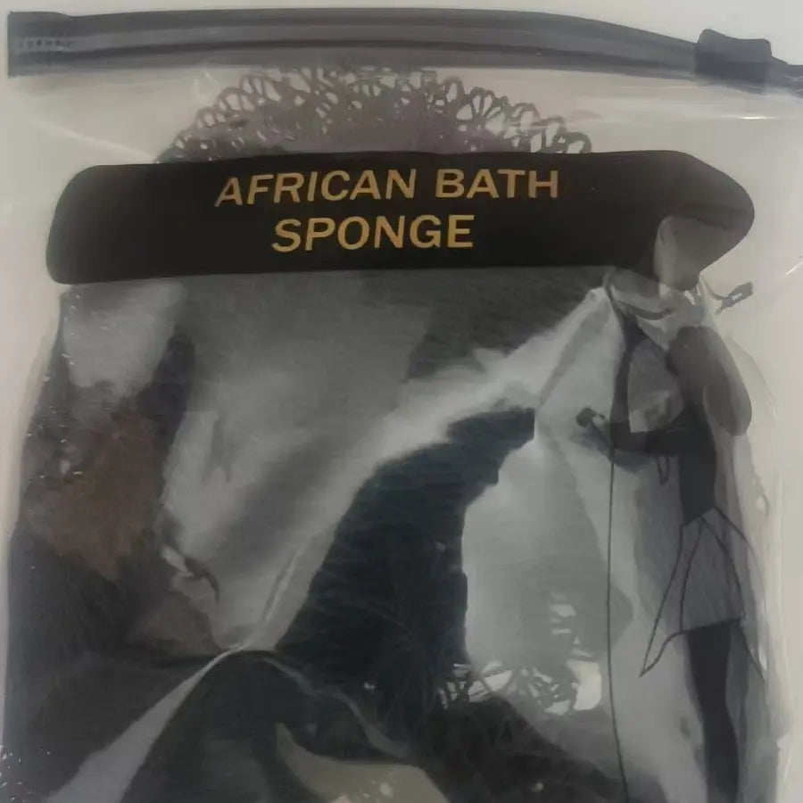 Authentic African Net Sponge - Premium Exfoliating Body Scrubber, Long & Durable Mesh Washcloth for Shower