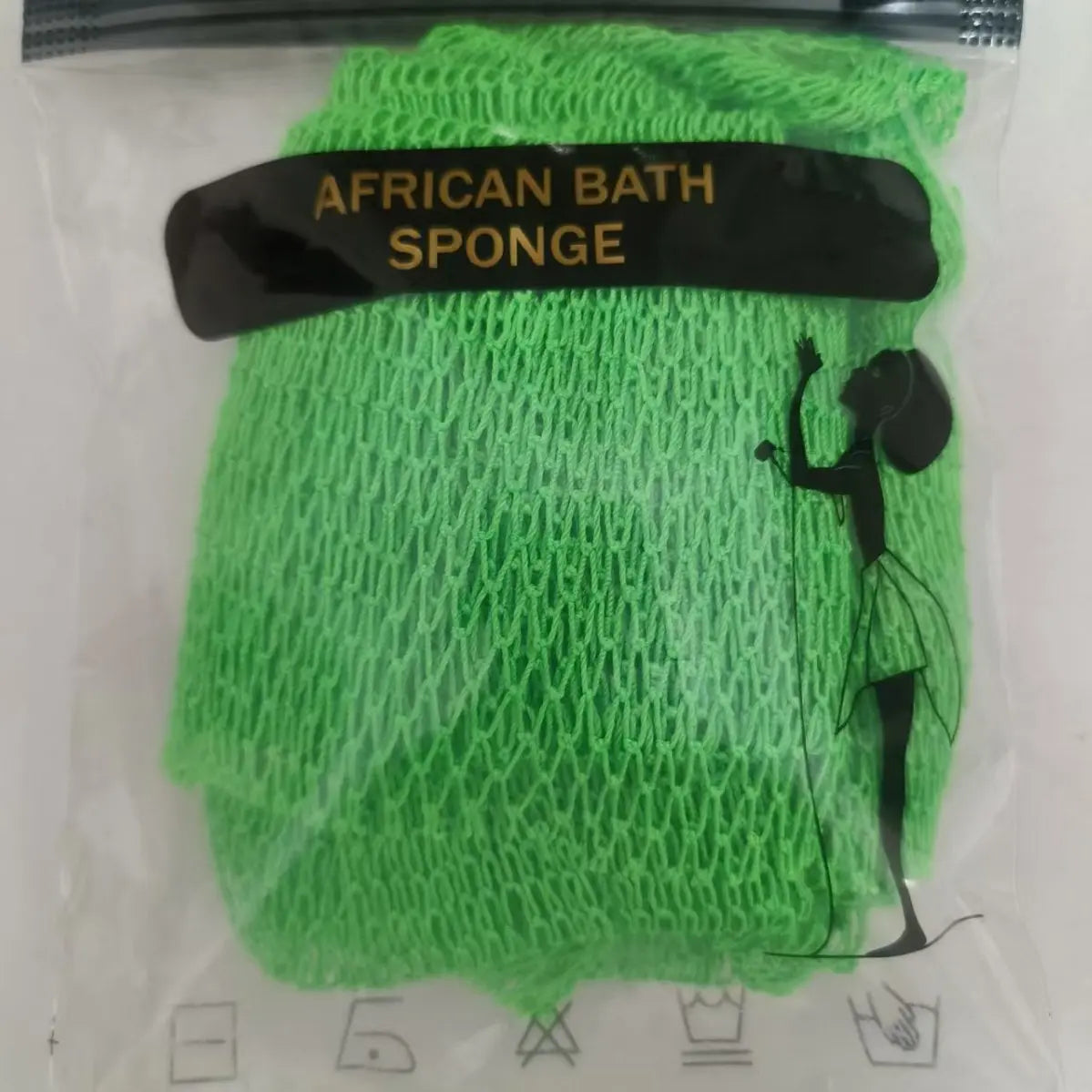 Authentic African Net Sponge - Premium Exfoliating Body Scrubber, Long & Durable Mesh Washcloth for Shower