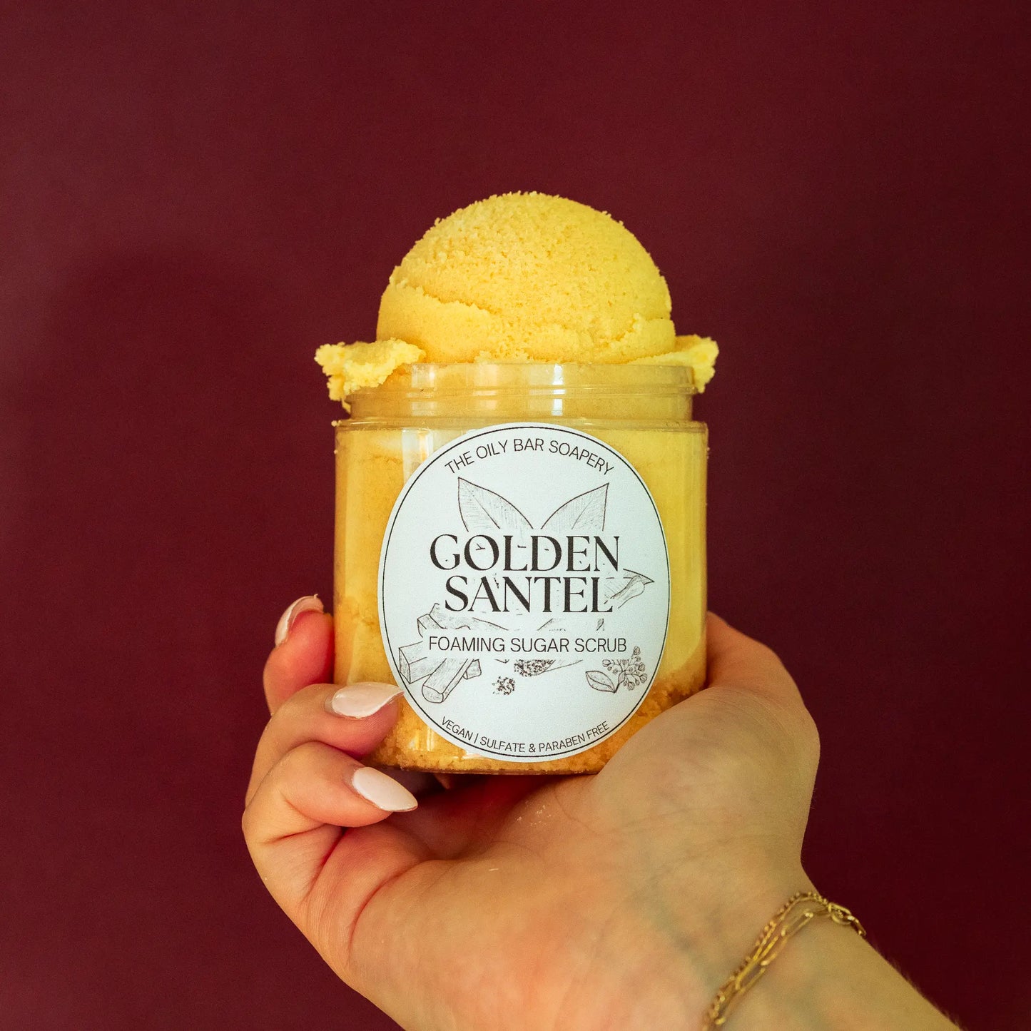Foaming Sugar Scrub for Gentle Skin Exfoliation - Body Care