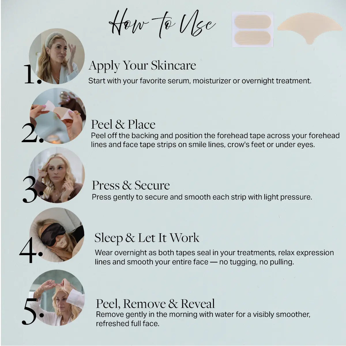Seald™ Skin Smoothing Tape Duo – Face + Forehead Bundle