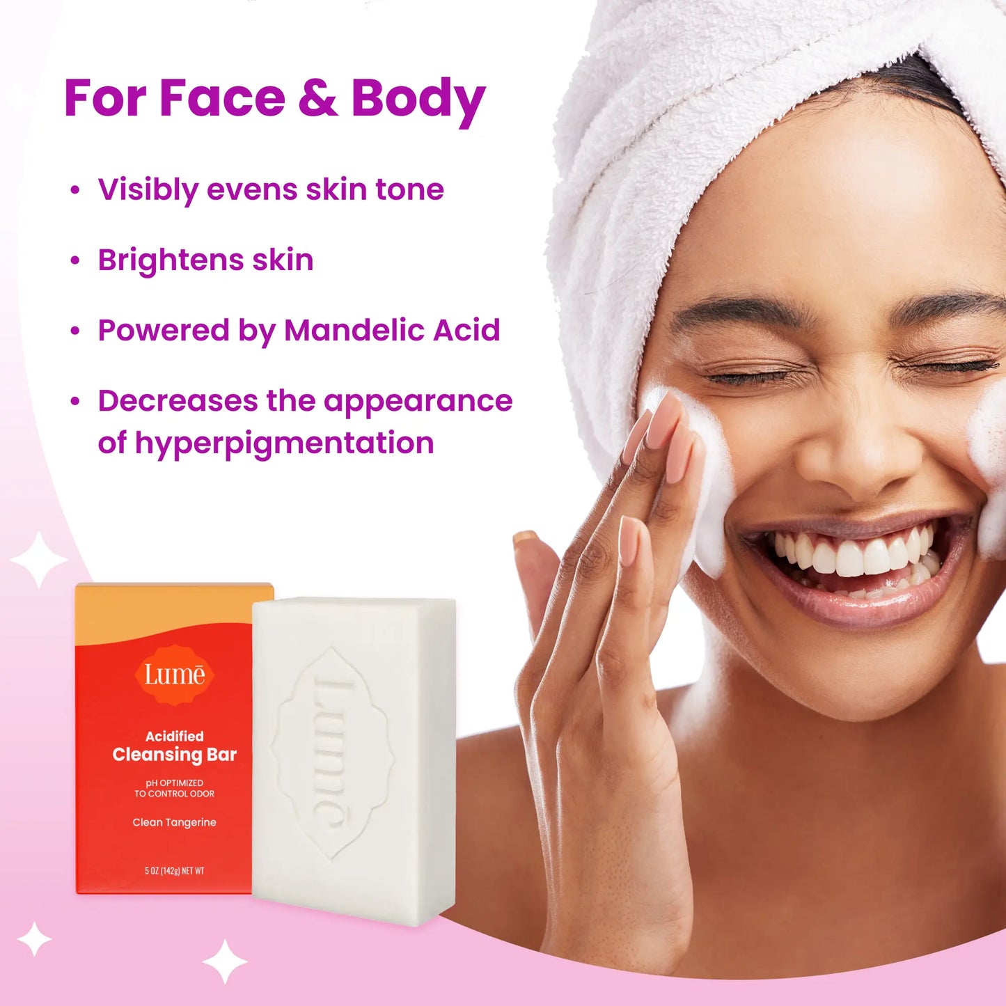 Ph Optimized Body & Intimate Wash Bundles: Acidified Body Wash or Cleansing Bar Soap - Shampoo, Face, Body, and Shave Bar or Hydrating AHA Body Wash Gel. Powered by Mandelic Acid