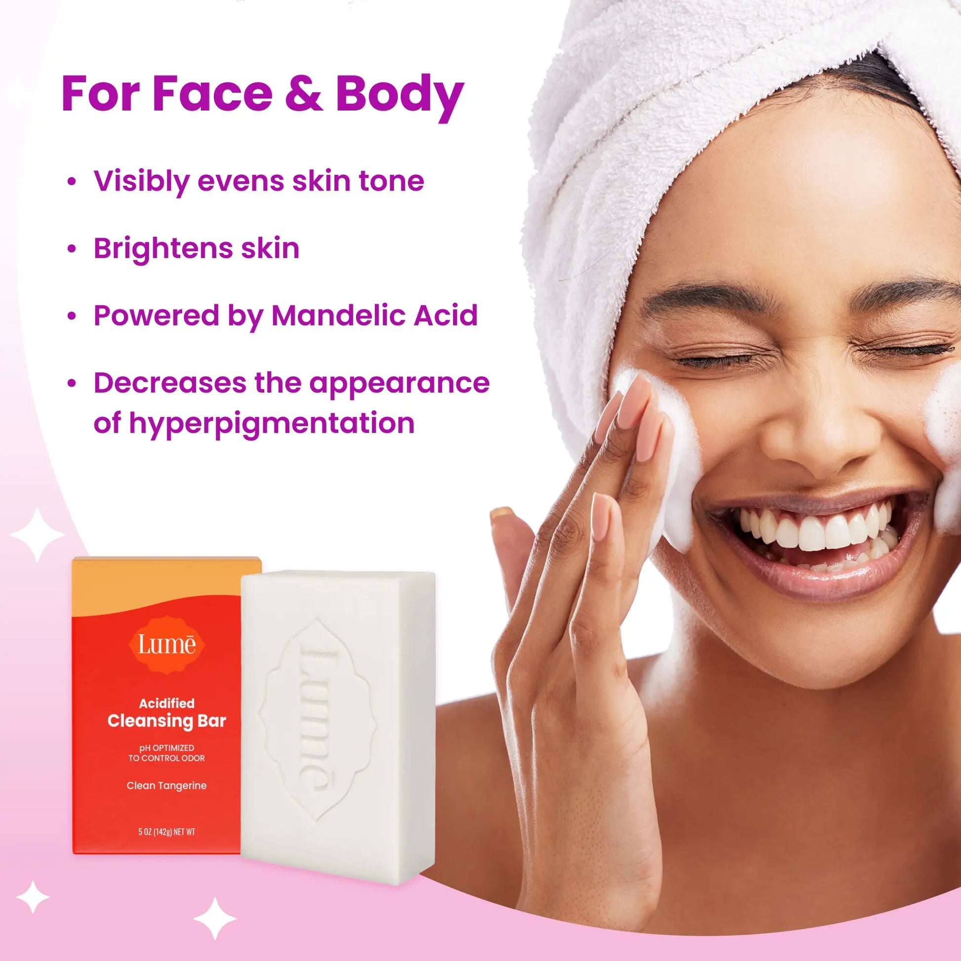 Ph Optimized Body & Intimate Wash Bundles: Acidified Body Wash or Cleansing Bar Soap - Shampoo, Face, Body, and Shave Bar or Hydrating AHA Body Wash Gel. Powered by Mandelic Acid