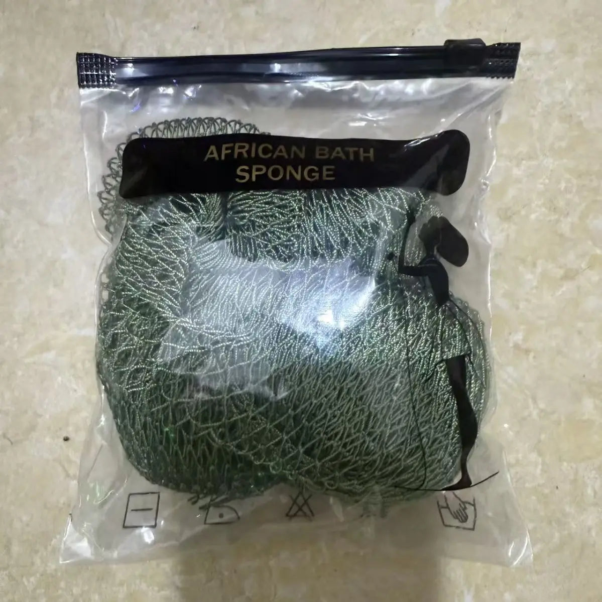 Authentic African Net Sponge - Premium Exfoliating Body Scrubber, Long & Durable Mesh Washcloth for Shower