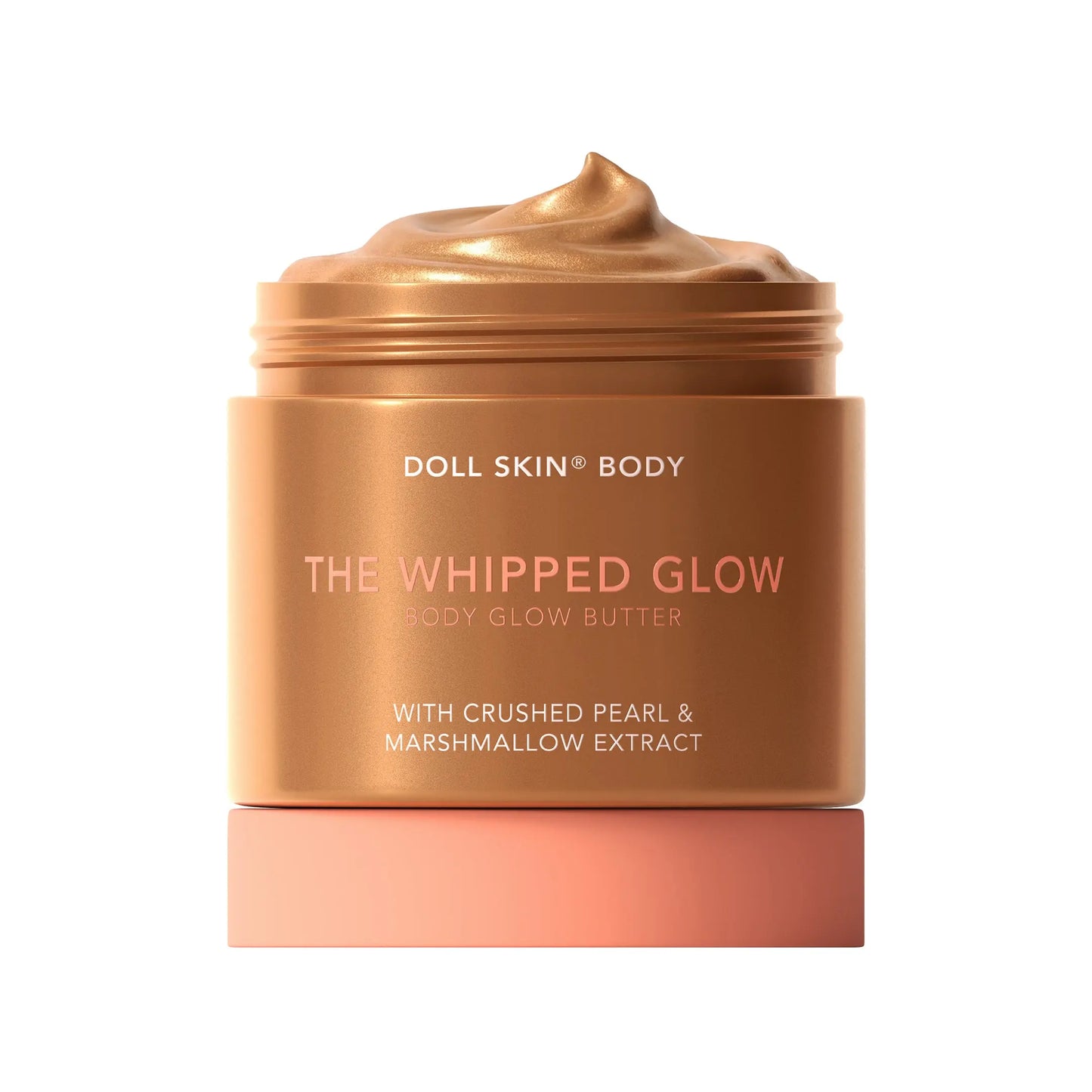 The Whipped Glow Body Butter with Crushed Pearl & Marshmallow Extract