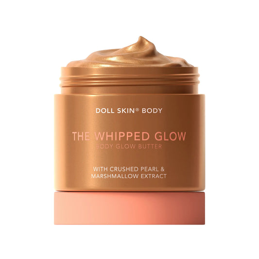 The Whipped Glow Body Butter with Crushed Pearl & Marshmallow Extract