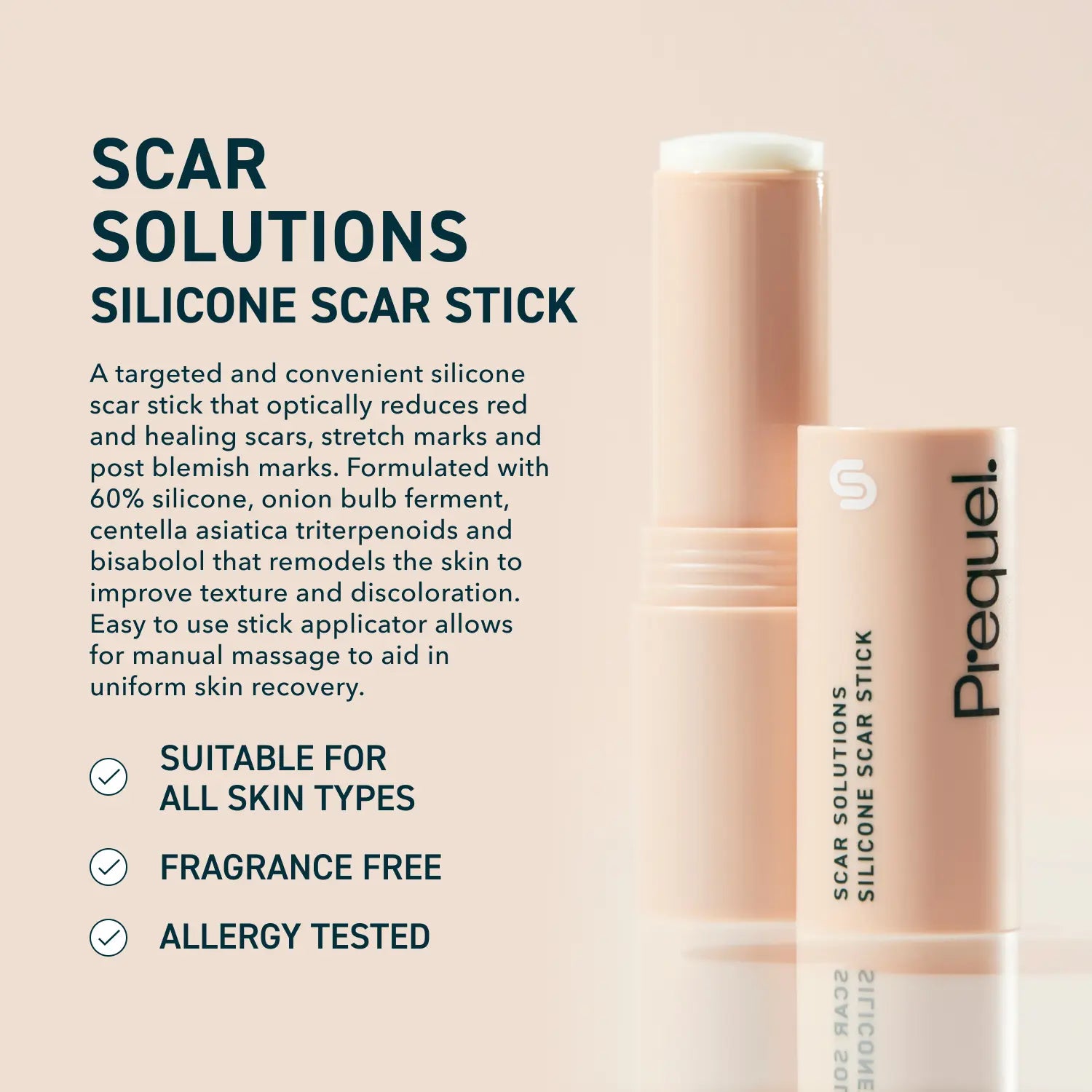 Scar Solutions Silicone Scar Stick for Face & Body
