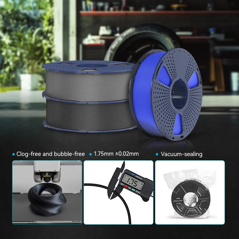 [SAVE 31%] SUNLU PETG 3D Filament 1.75Mm | save 31% on 5 ROLLS | Mix & Match Any Color | 3-Day Guaranteed Delivery | Optimized for Bambu Lab, Creality, Flashforge - High Toughness -A