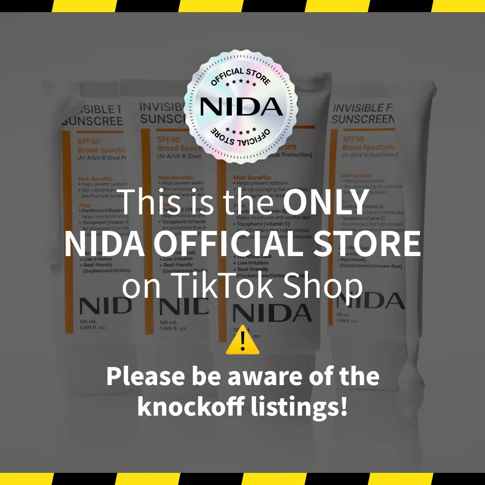 NIDA Invisible Fit Sunscreen Lightweight Spf Sensitive Facial
