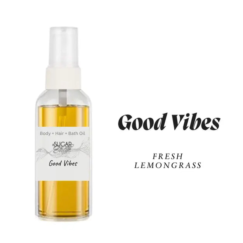1.5 Oz Sampler Body Oil W/Sprayer Vegan Friendly Handcrafted ~ Best Sellers